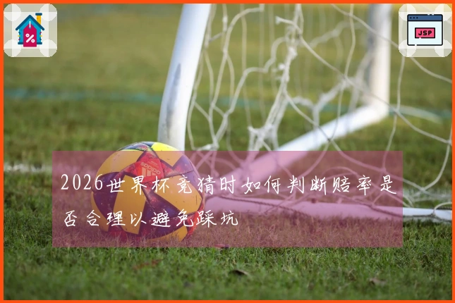 2026世界杯竞猜时如何判断赔率是否合理以避免踩坑