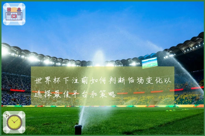 世界杯下注前如何判断临场变化以选择最佳平台和策略